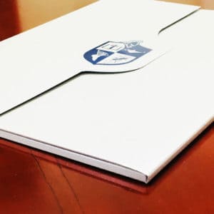presentation folders with gusset